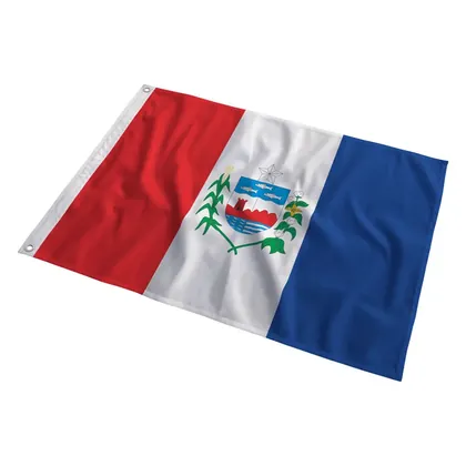 Bandeira de Alagoas ao vento