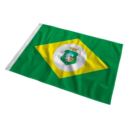 Bandeira do Ceará ao vento