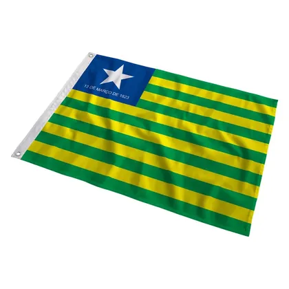 Bandeira do Piauí ao vento